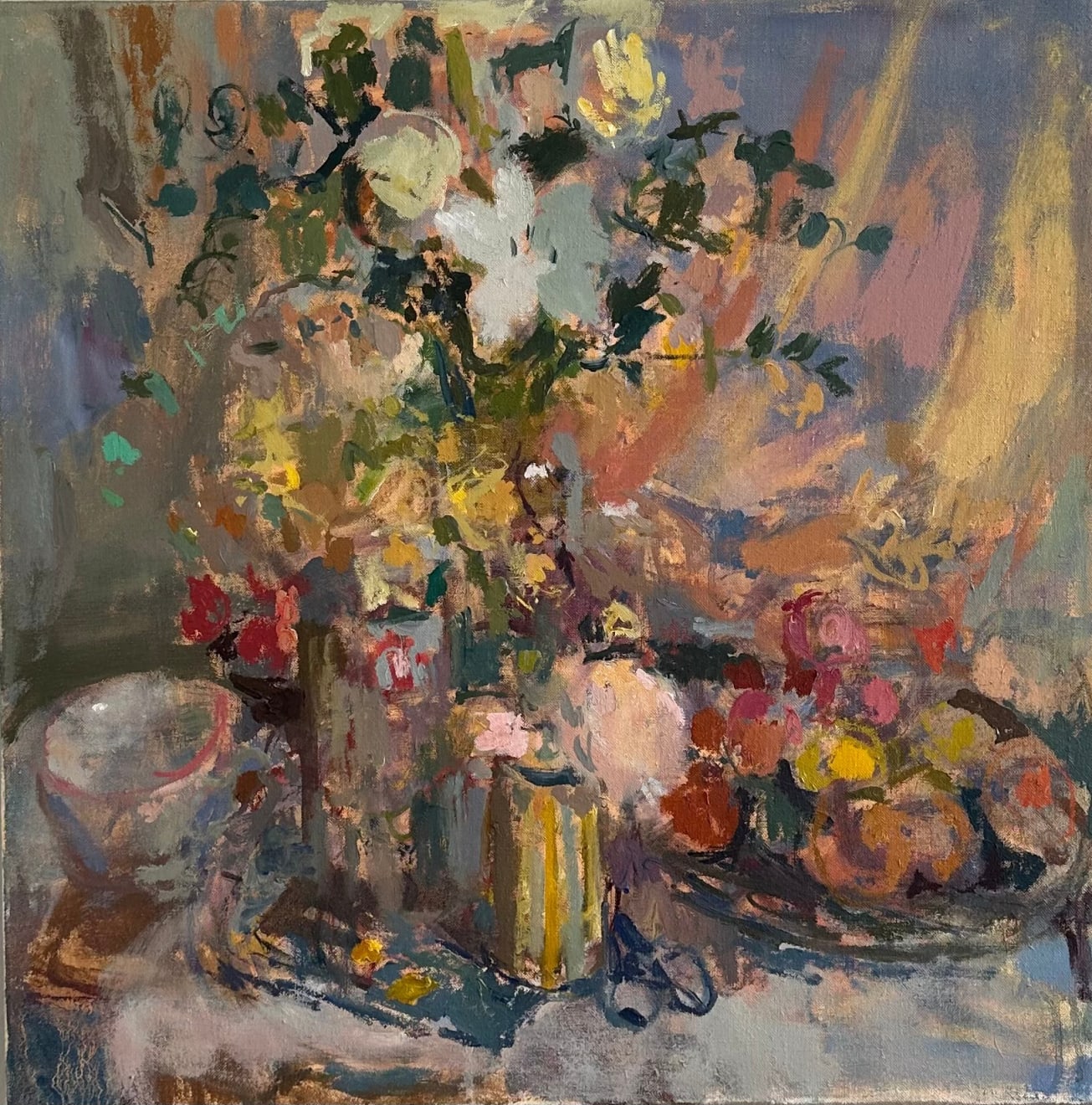 Daniel Shadbolt, Fruit and Flowers, 2024