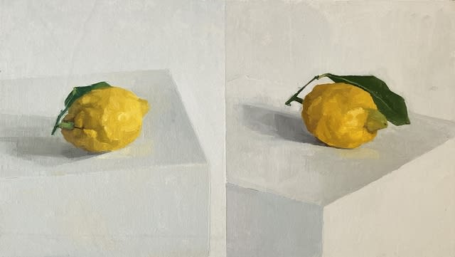 Jason Line, Lemon Diptych, 2017