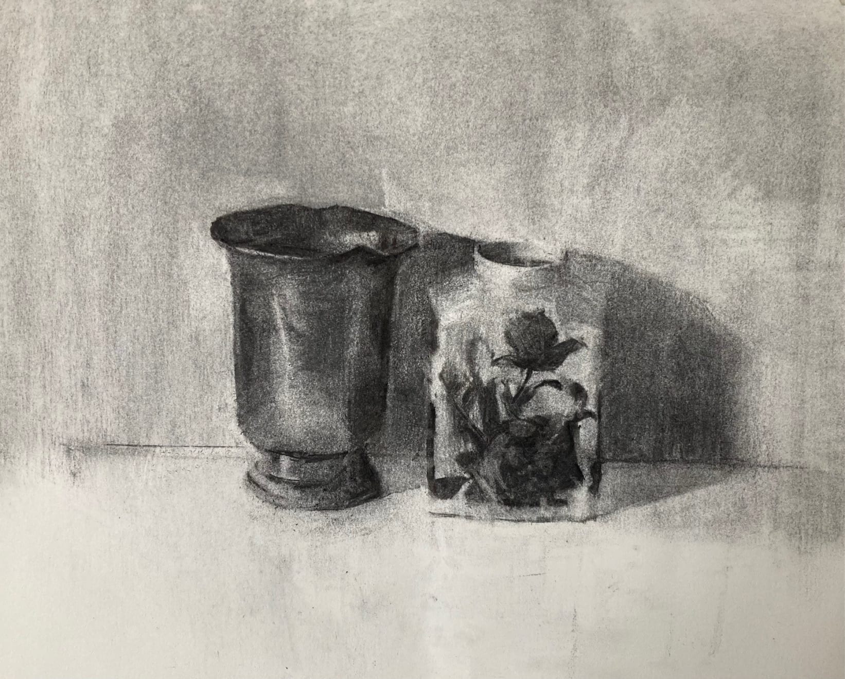 Jason Line, Silver Vase and Ginger Jar, 2022