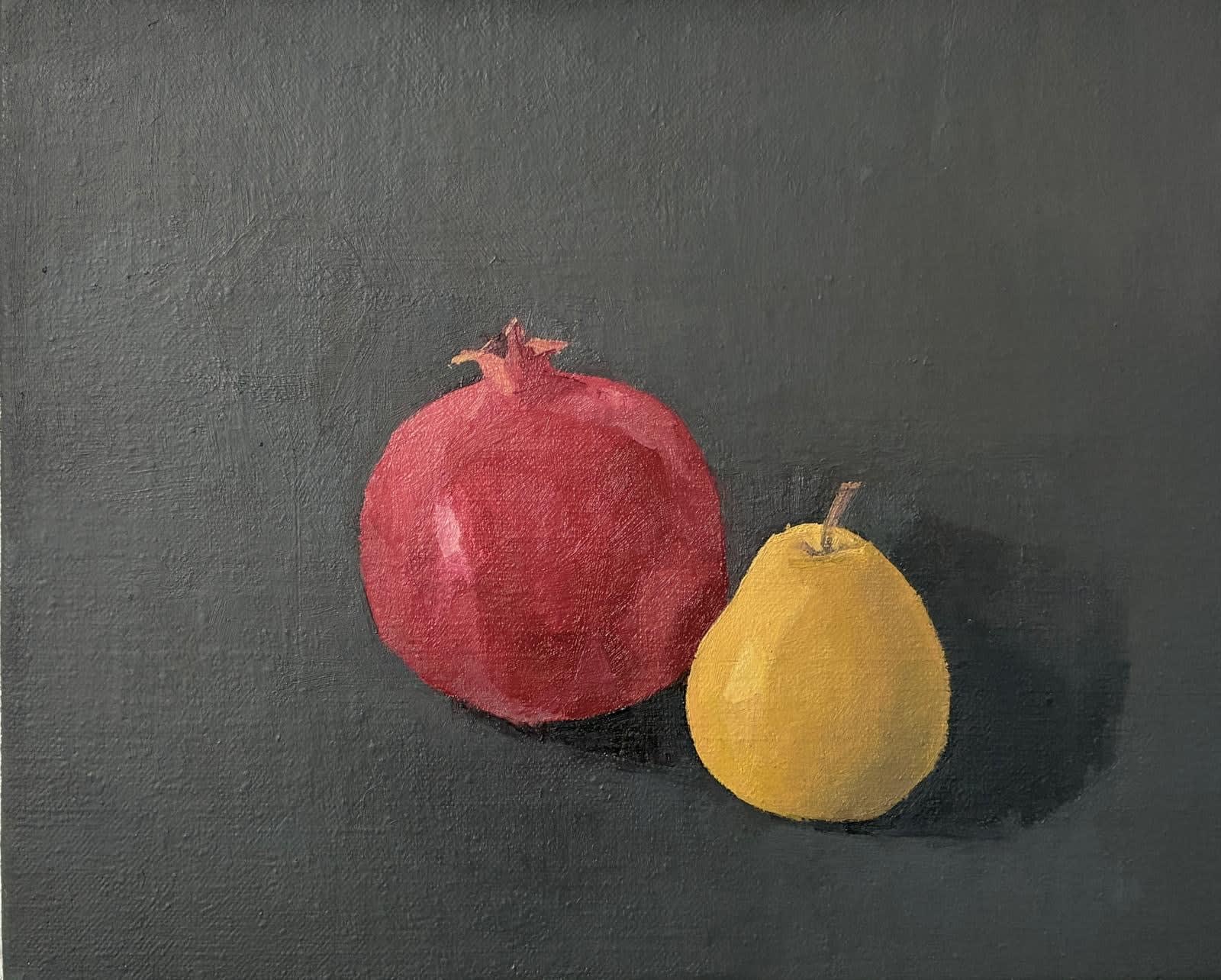 Jason Line, Pomegranate and Pear, 2025