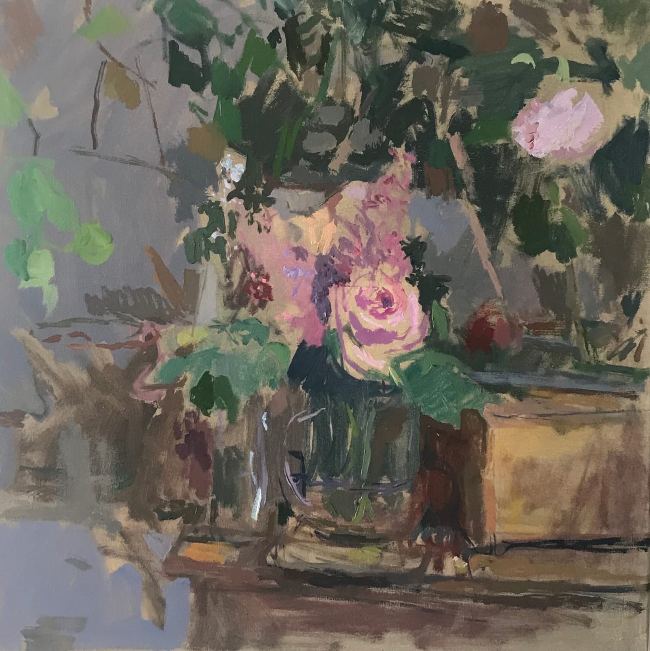 Daniel Shadbolt, Pink Rose, 2024