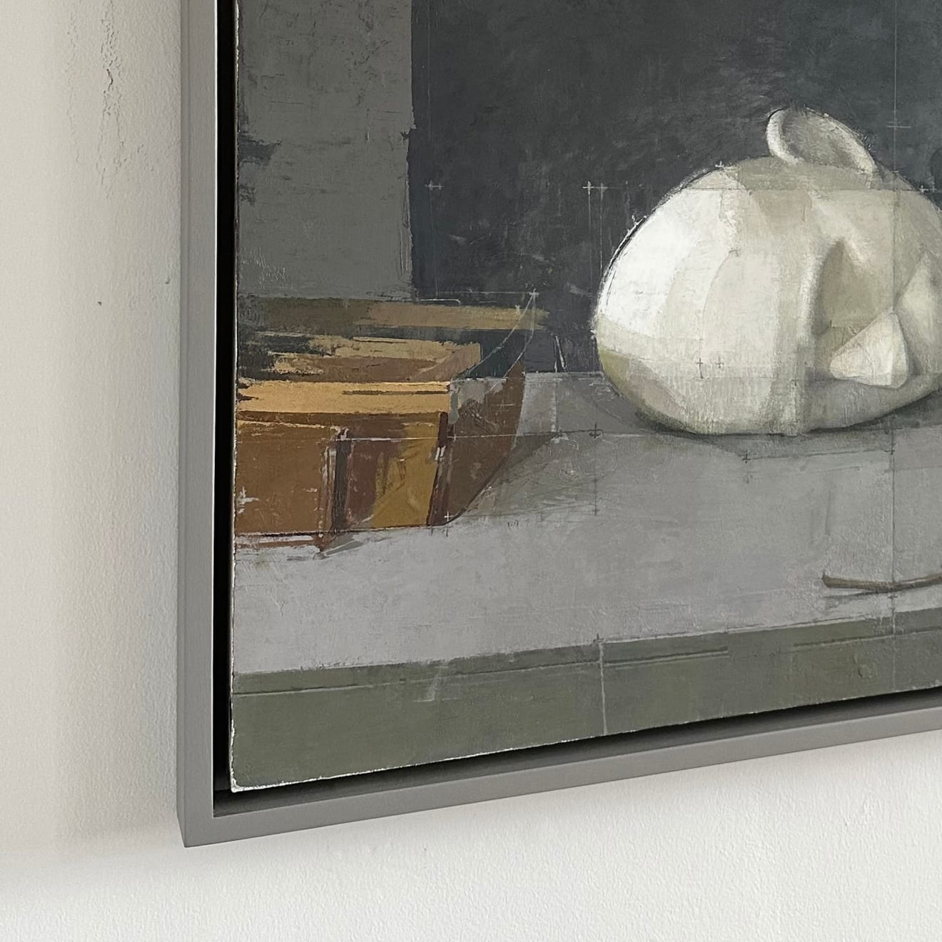 Joe Morzuch, Still Life with Mask and Basket, 2023