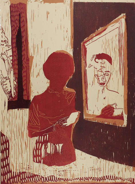 Jake Garfield, Woman Reading a Letter, 2021