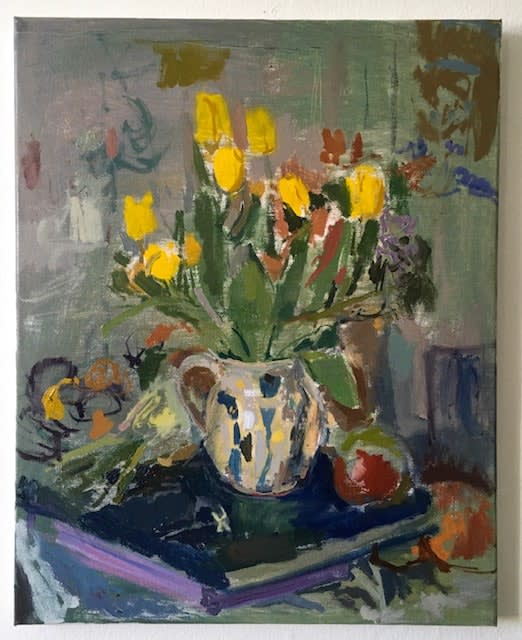Daniel Shadbolt, Yellow Tulips, 2024