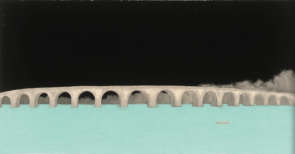 Huang Dan 黃丹, Late Spring at the Lake 晚湖春, 2014