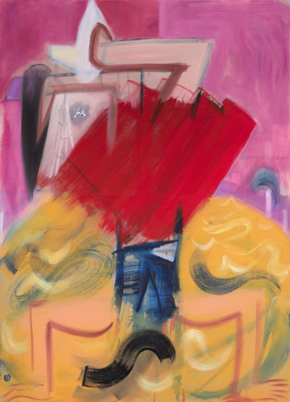 Maria Farrar, Woman falling in a big city, 2025