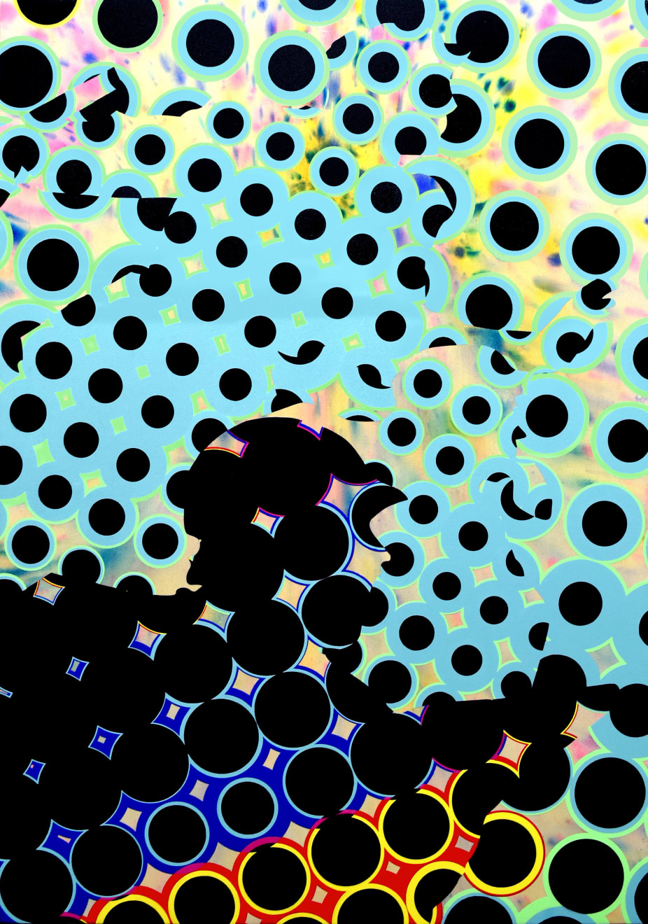 Jong YuGyong, For One and Only Country 2 -Blue-, 2018