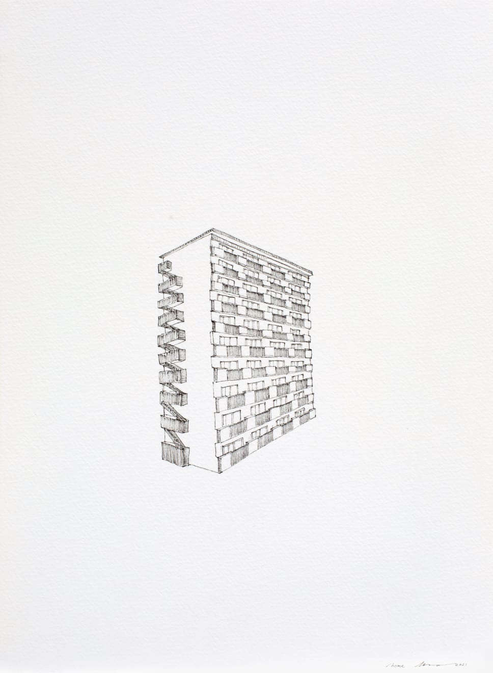 Hiraki Sawa, /home (new town #6), 2021