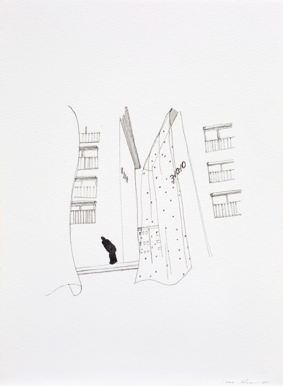 Hiraki Sawa, /home (new town #4), 2021