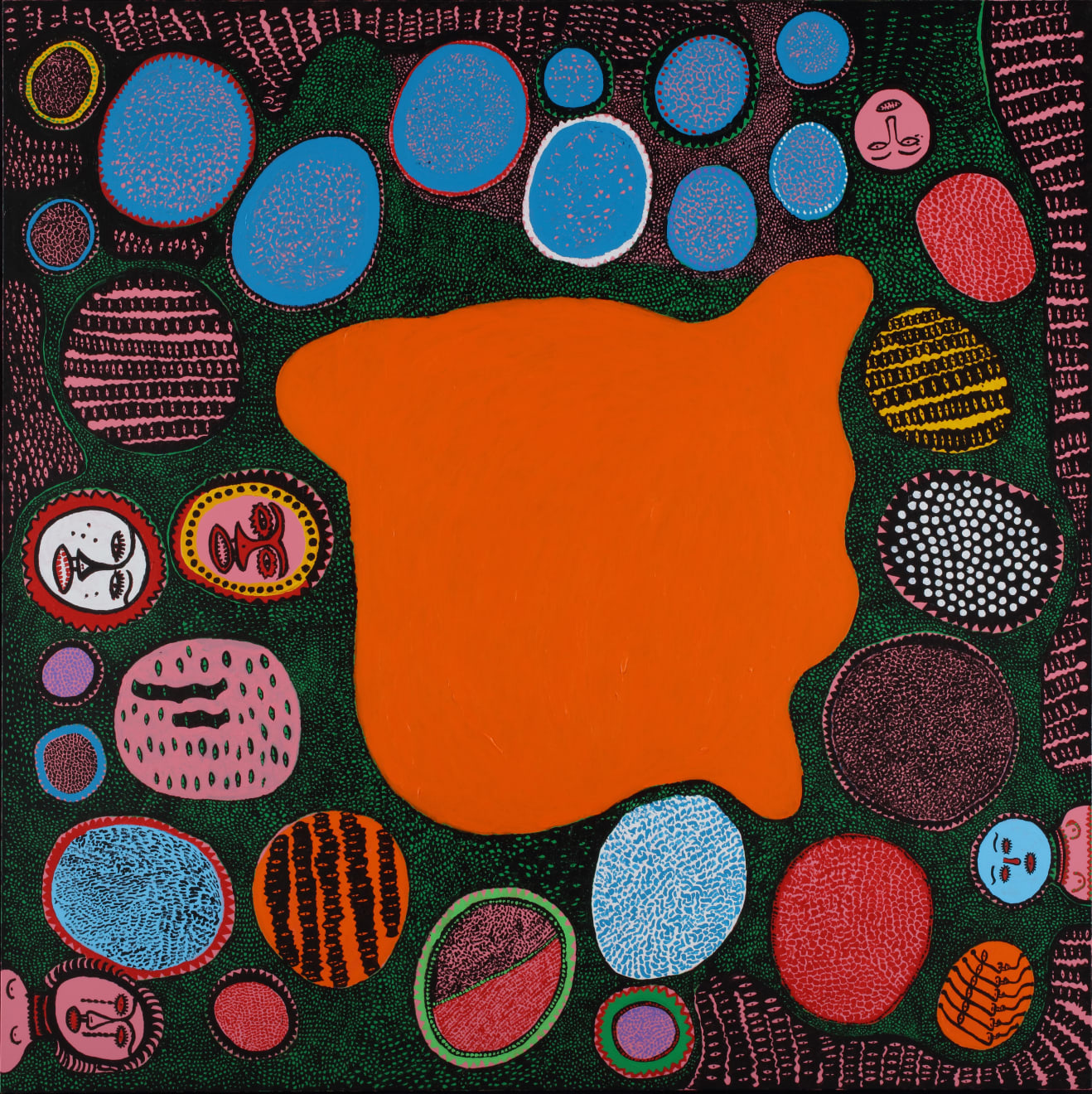 Yayoi Kusama, ALL ABOUT THE LOVE THAT NEVER ENDS, 2018