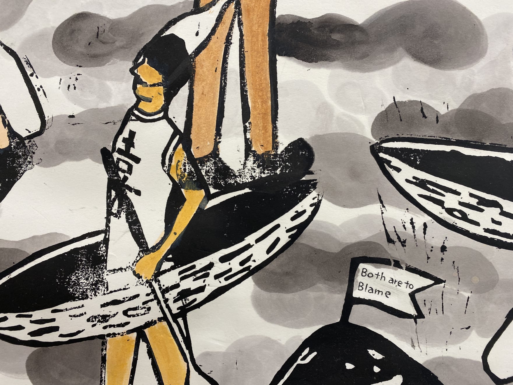 Akira the Hustler, Islands (And People) in an Ocean Current, 2020