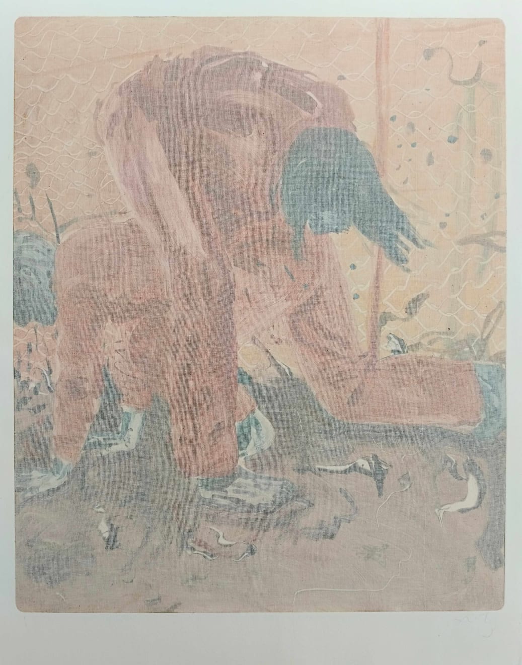 Anna Van Der Ploeg, Who knows what the ostrich sees in the sand (Nature’s Boomerang)