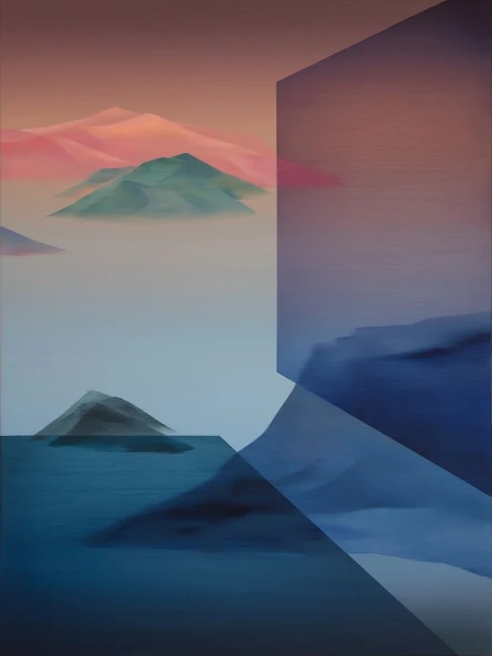 Dapeng Liu, Three Dreams Cross Blue Rocks