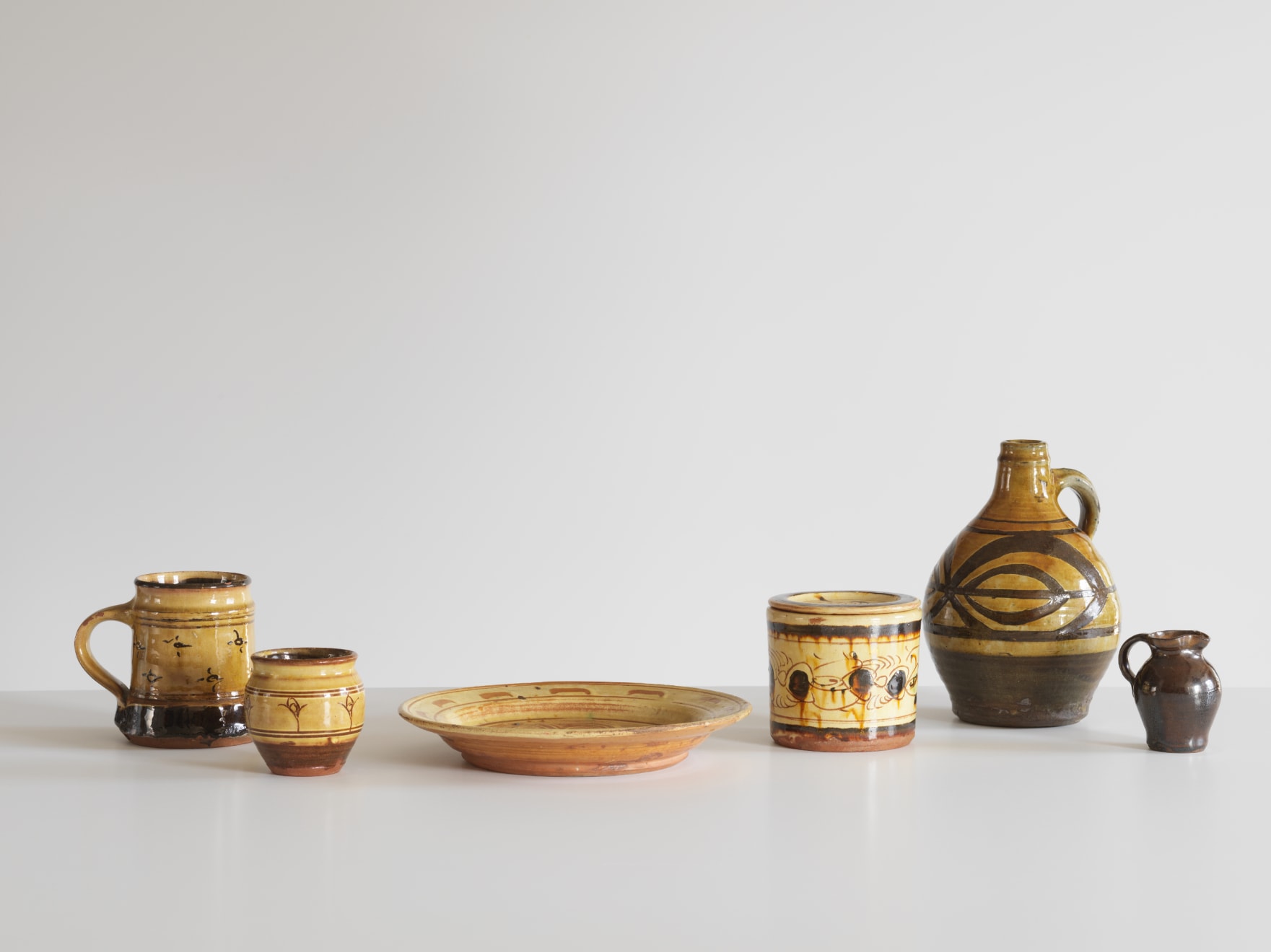 Shoji Hamada, Covered jar with incised pattern , c. 1922
