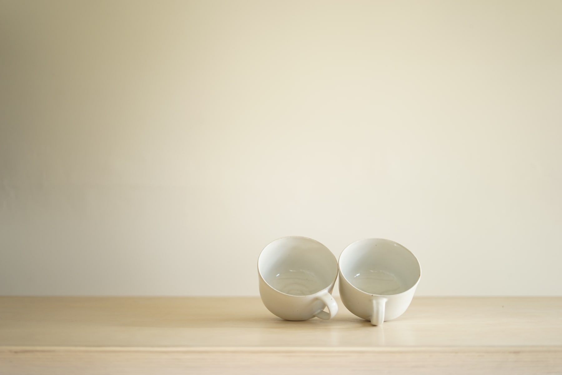 Rupert Spira, Pair of White Cup and Saucers