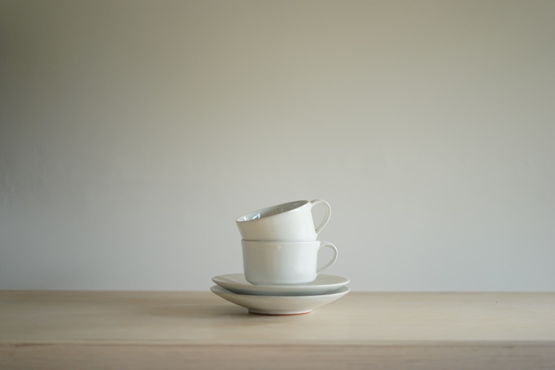 Rupert Spira, Pair of White Cup and Saucers