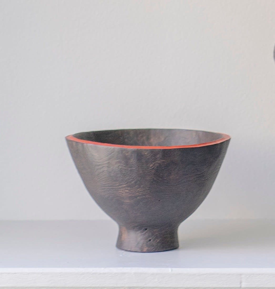 Jim Partridge, Bowl with red rim, 2025