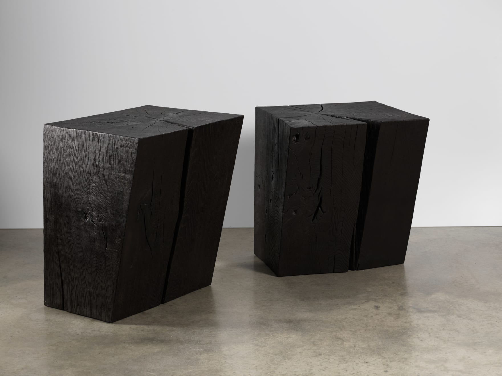 Jim Partridge and Liz Walmsley, Wedge block table lightening flash, 2023