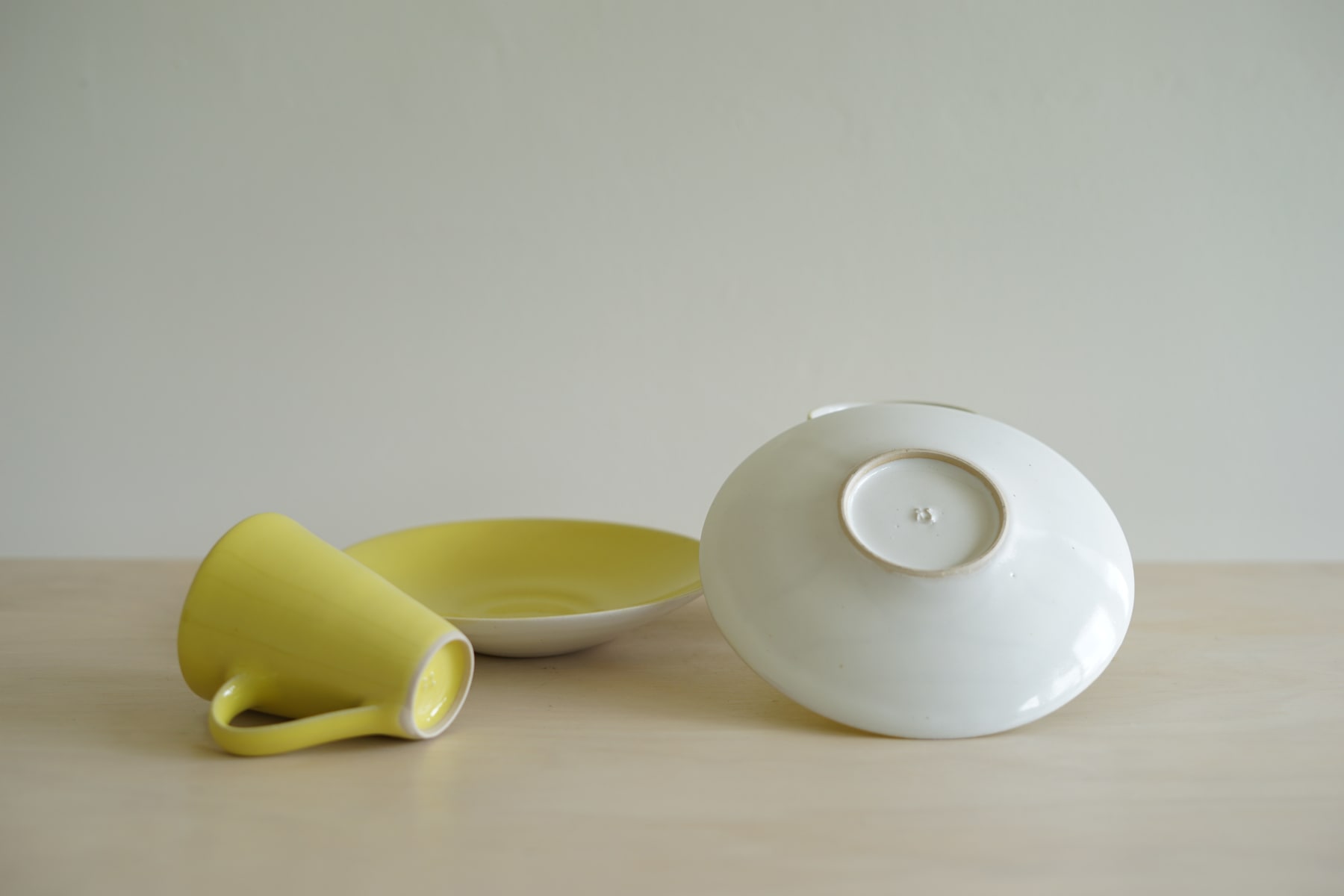 Rupert Spira, Pair of Yellow Espresso Cups