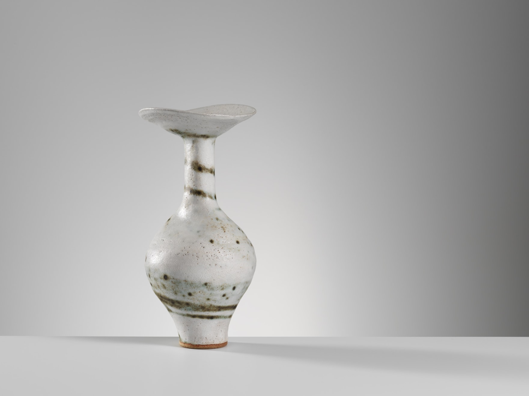 Lucie Rie, Large Vase with Flaring Lip, c. 1980s