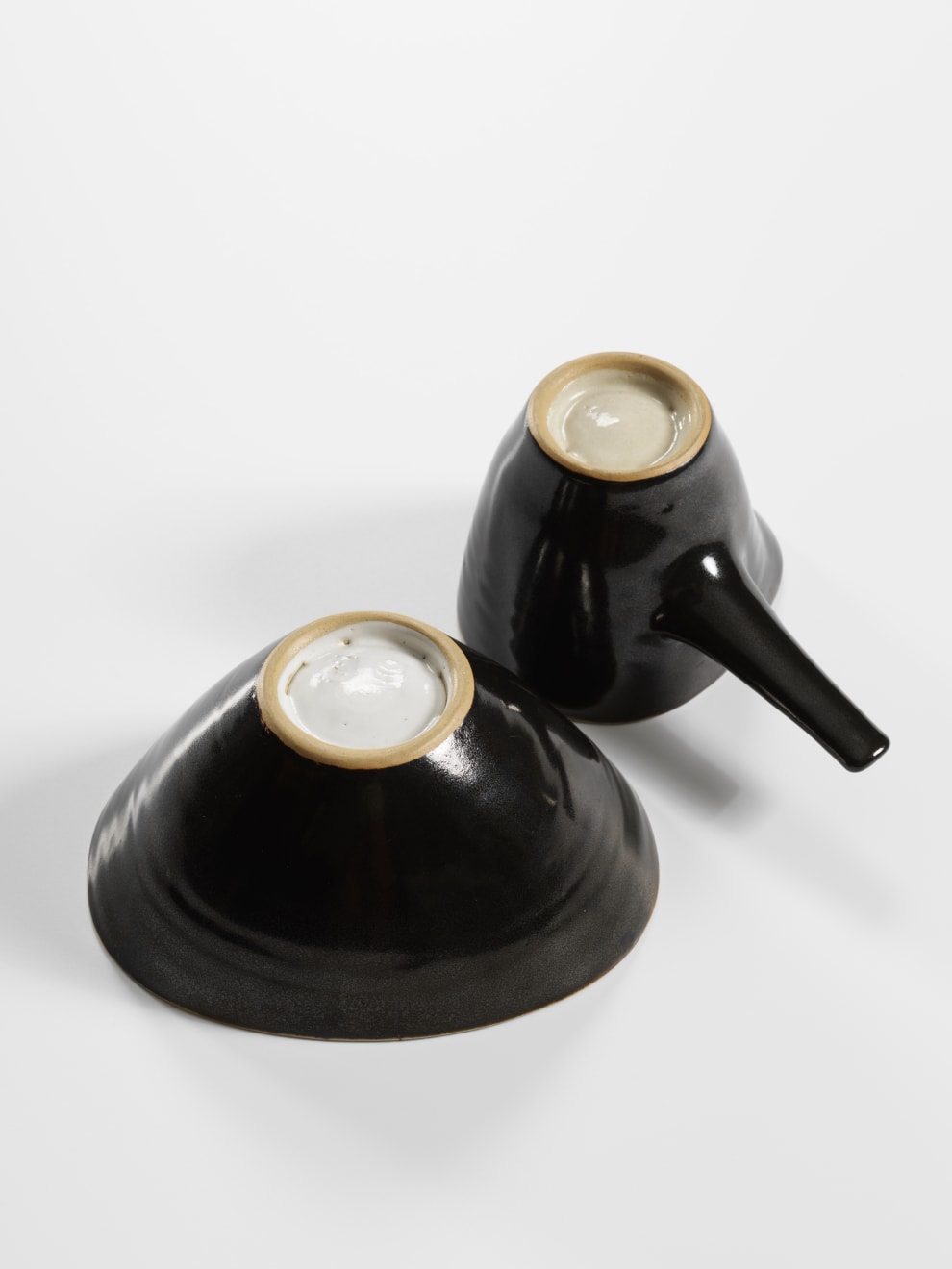Lucie Rie, Black Shiny Jug, c. 1950s