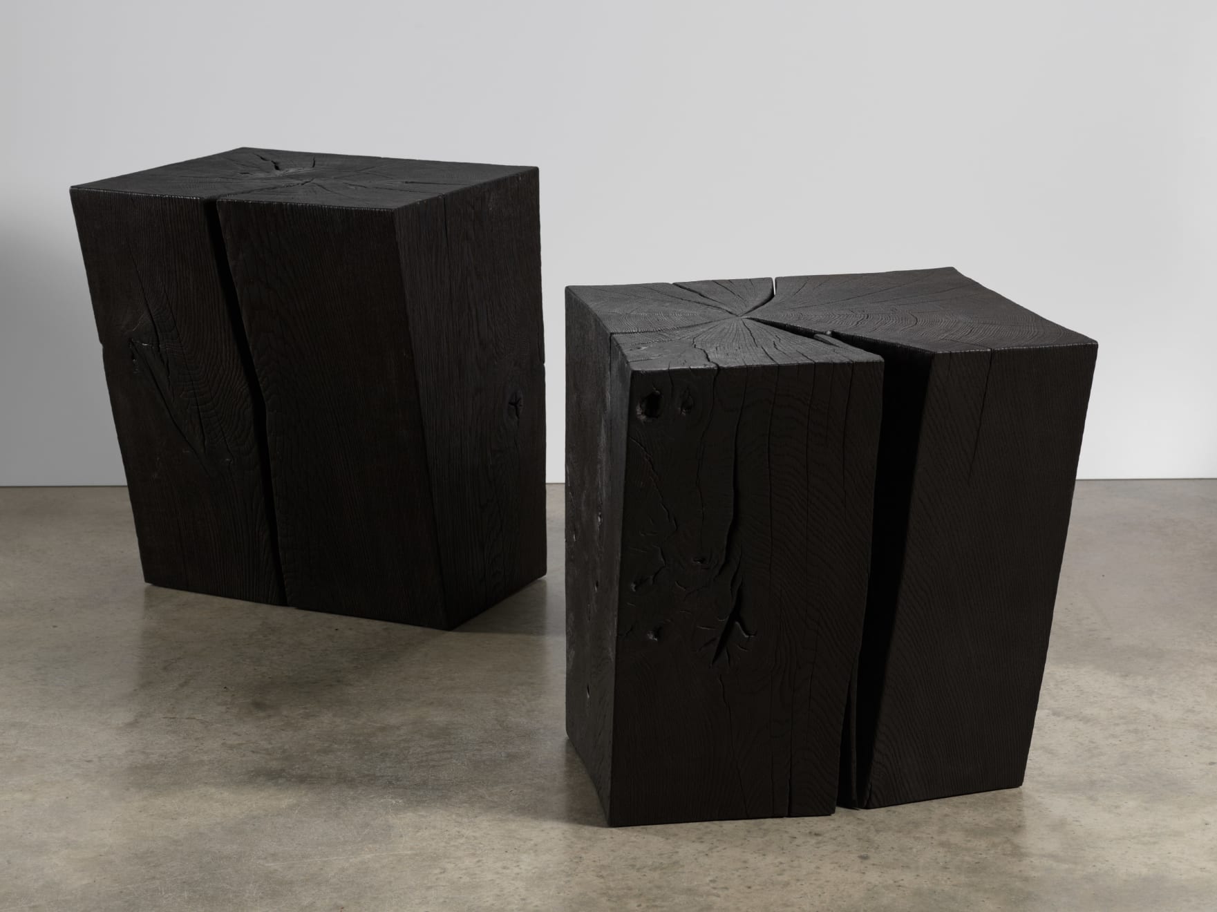Jim Partridge and Liz Walmsley, Wedge block table lightening flash, 2023