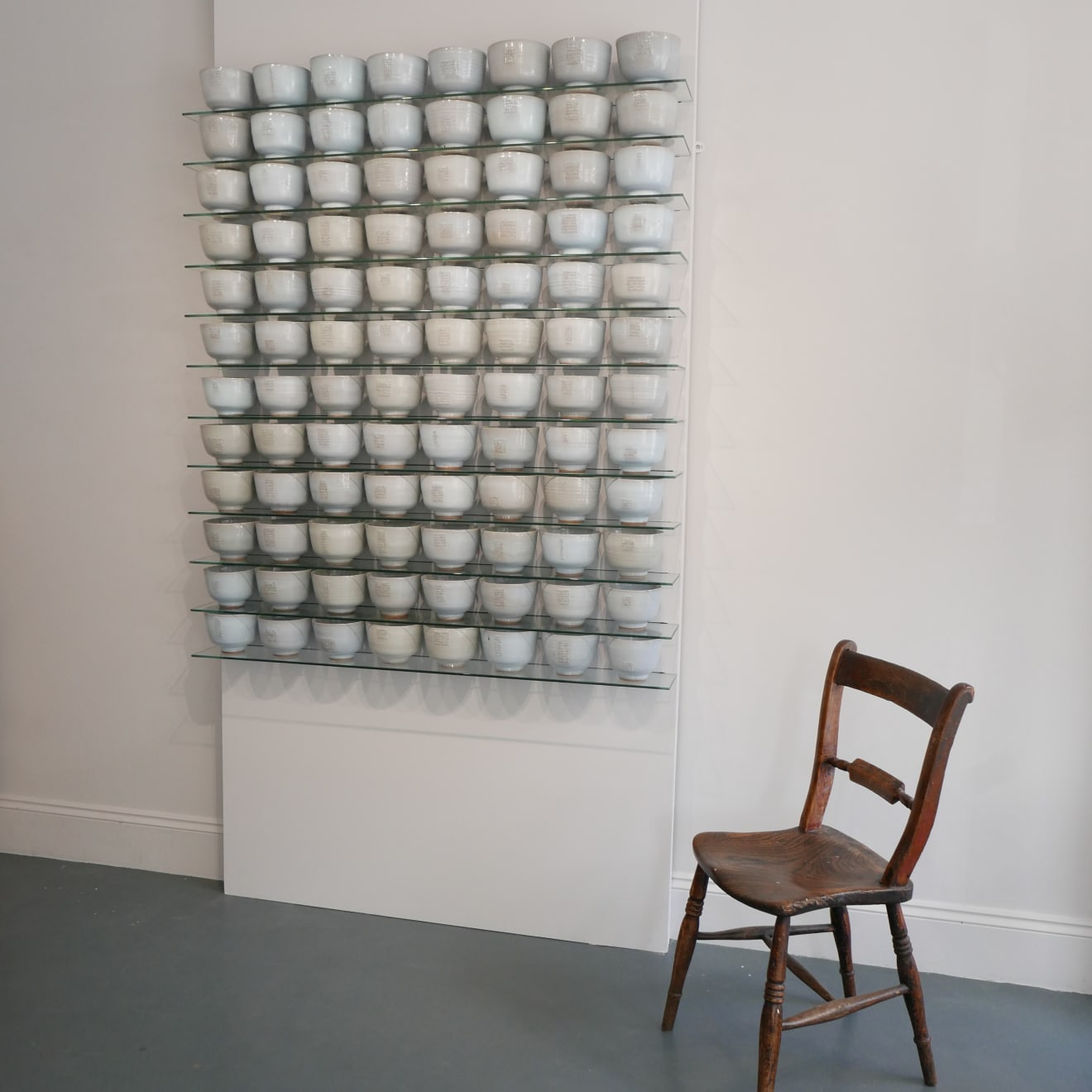 Rupert Spira, Installation of 96 Deep Bowls, 2013