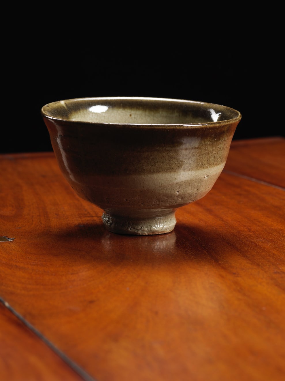 Shoji Hamada, Teabowl with Iron Rim, c1960s