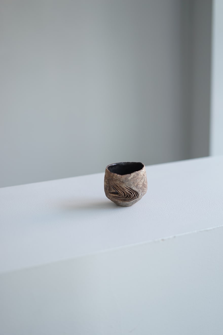 Izumita Yukiya, Sekisō (Layers) Sake Cup, 2025
