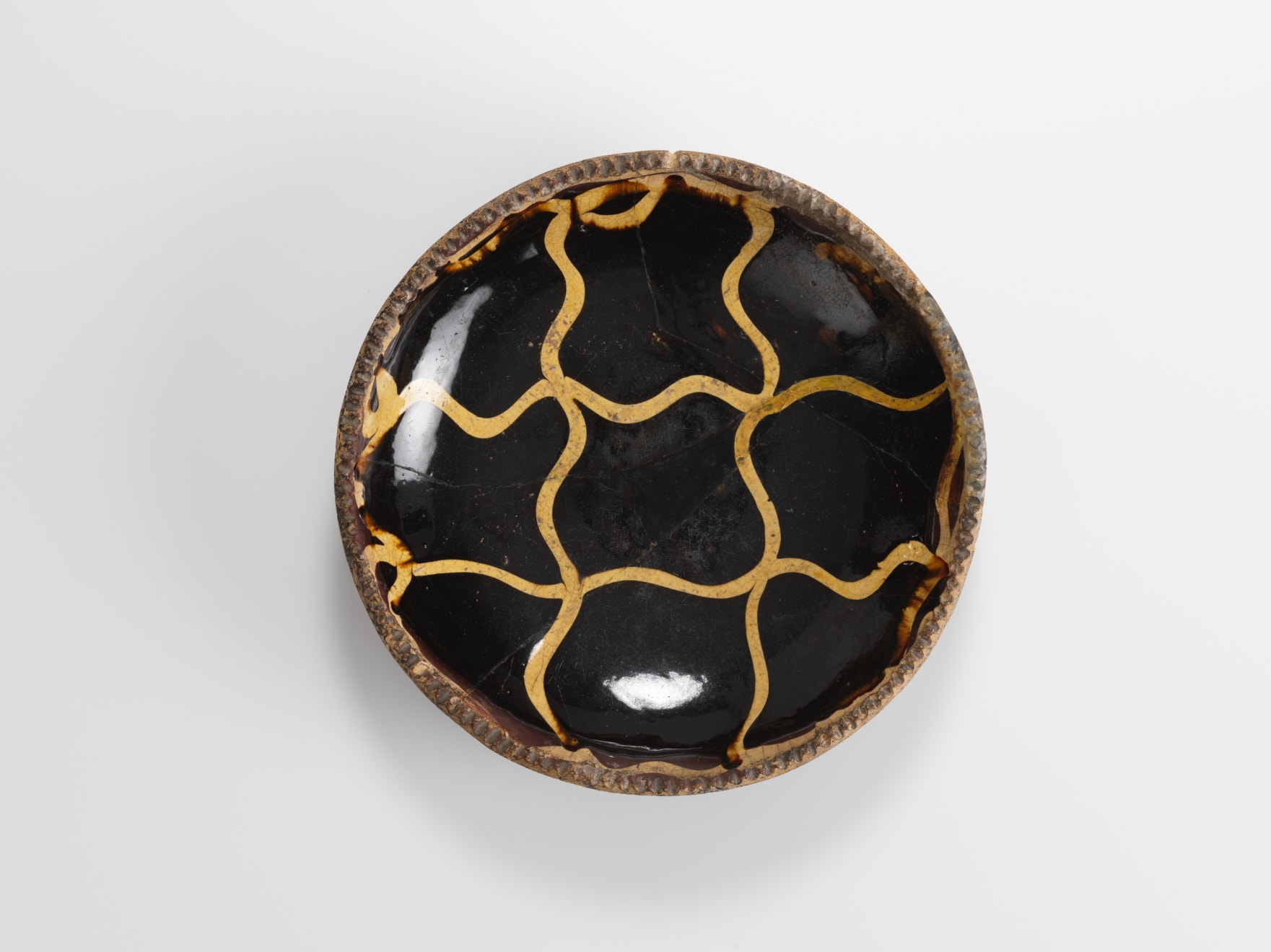 Antique, 18th Century Slipware Dish