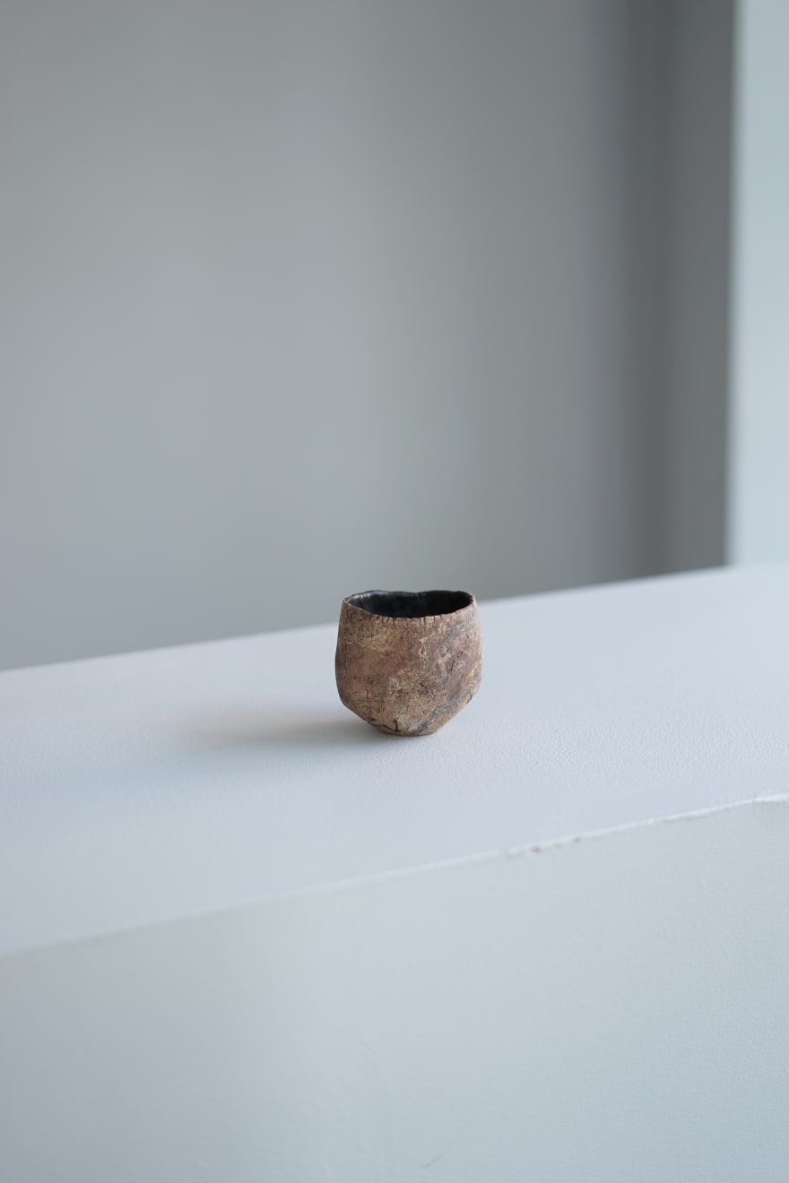 Izumita Yukiya, Sekisō (Layers) Sake Cup, 2025
