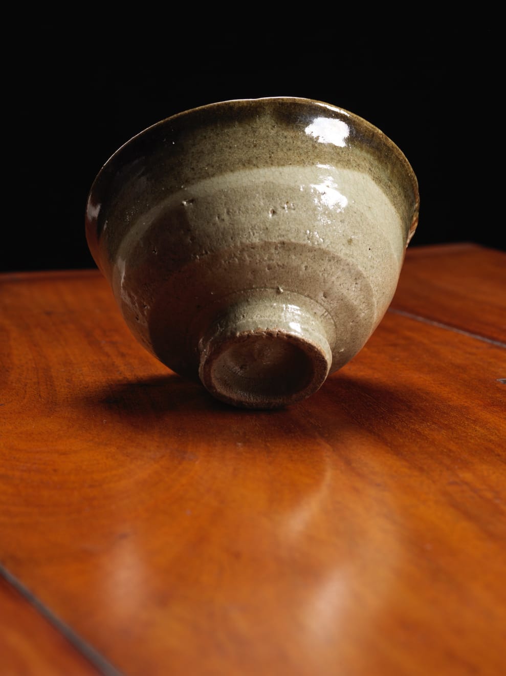 Shoji Hamada, Teabowl with Iron Rim, c1960s
