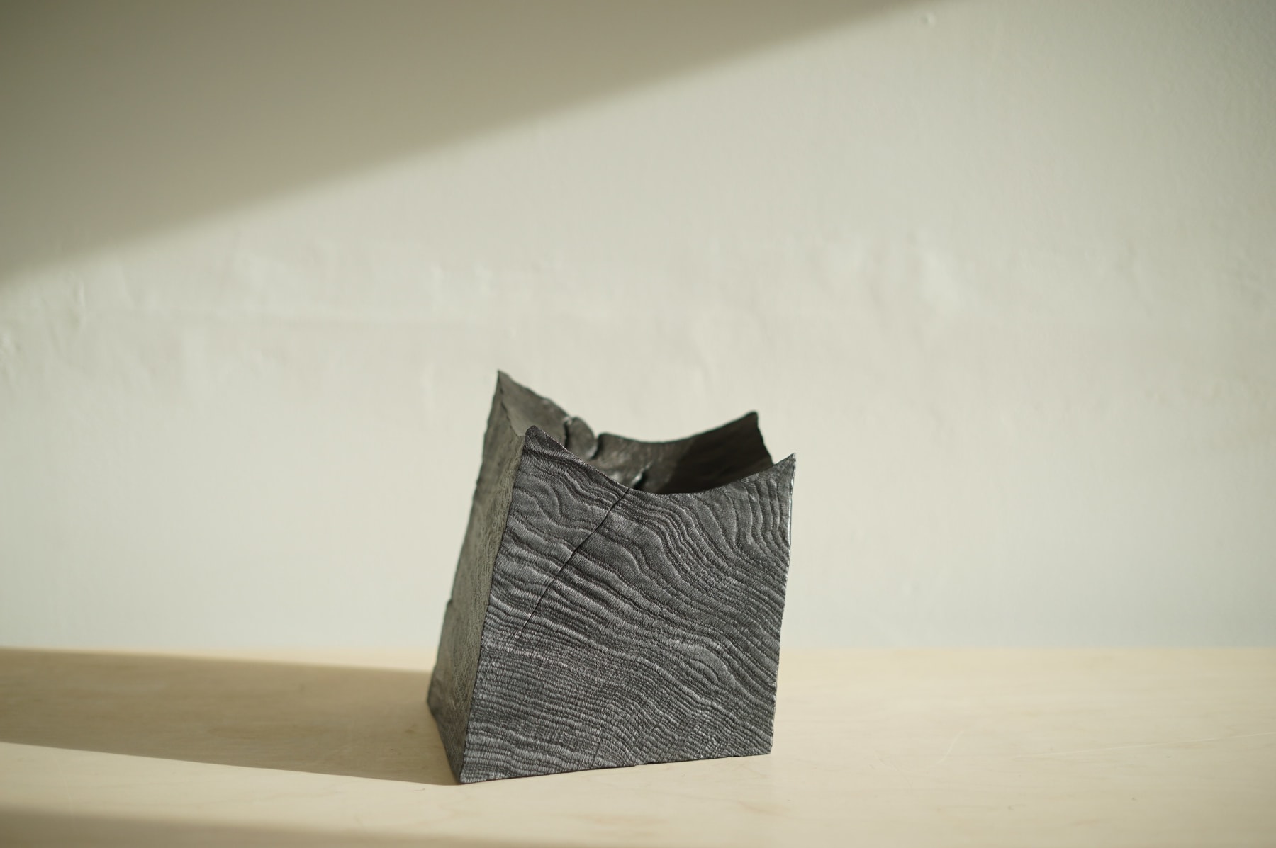 Jim Partridge, Angular Wide Top Vessel, 2023-24