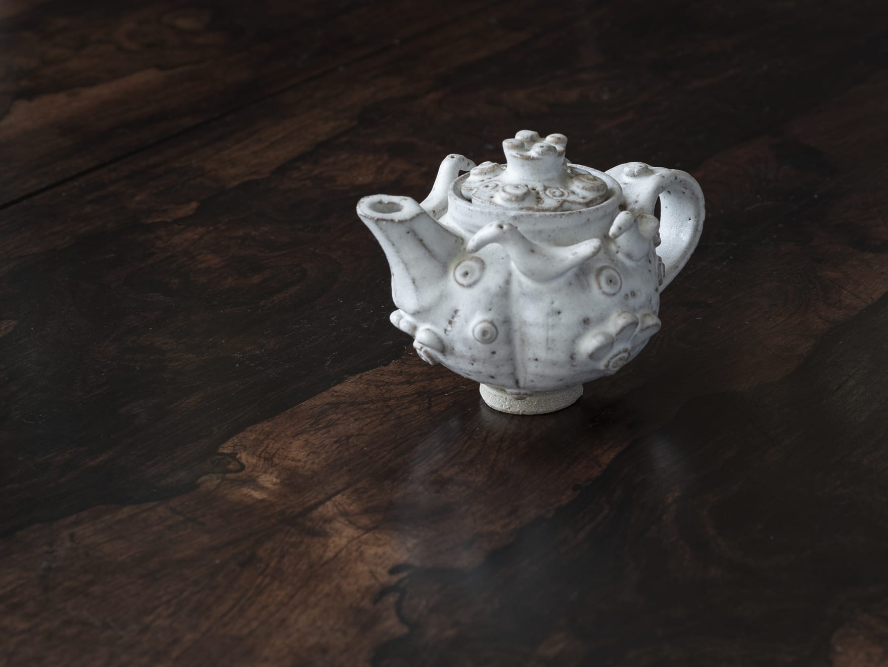 Ian Godfrey, White Matte Teapot, C1970s