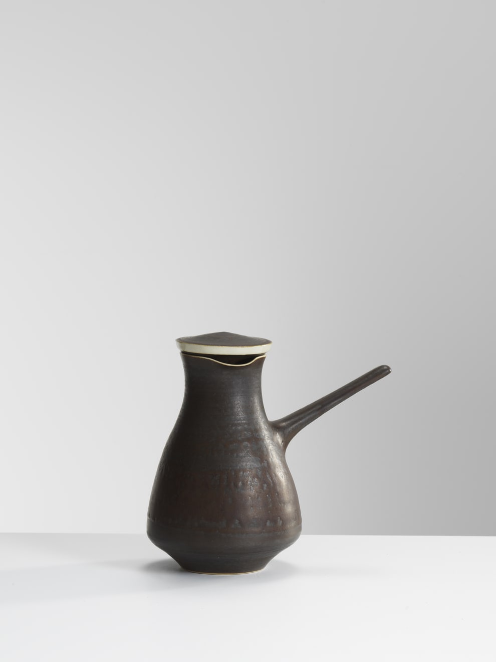 Lucie Rie, Lidded Pouring Vessel or Coffee Pot, c1950s