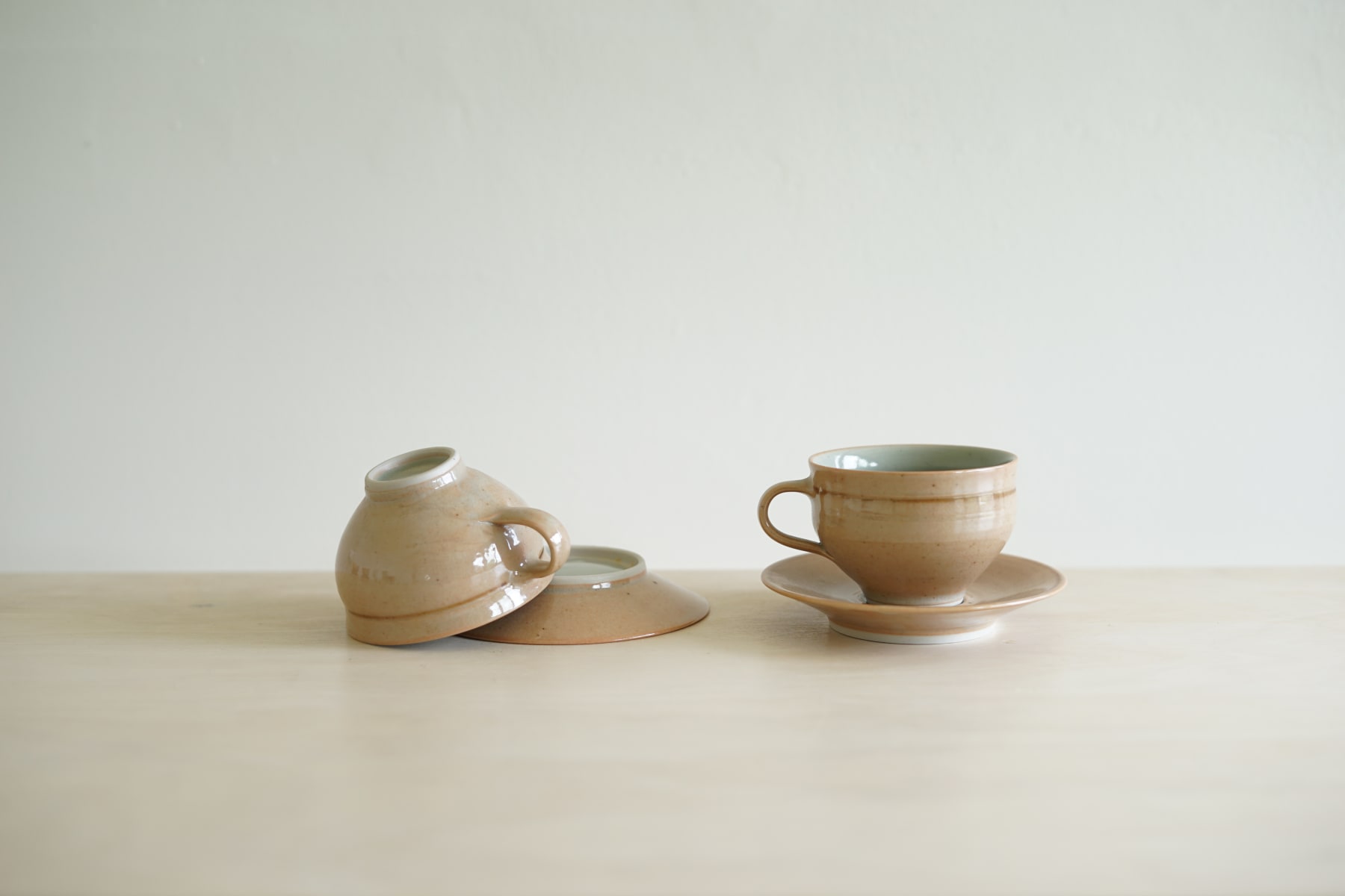 Gwyn Hanssen Pigott, Pair of Coffee Cups and Saucers