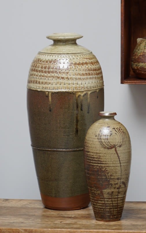 Richard Batterham, Tall Early Vase, c. 1978
