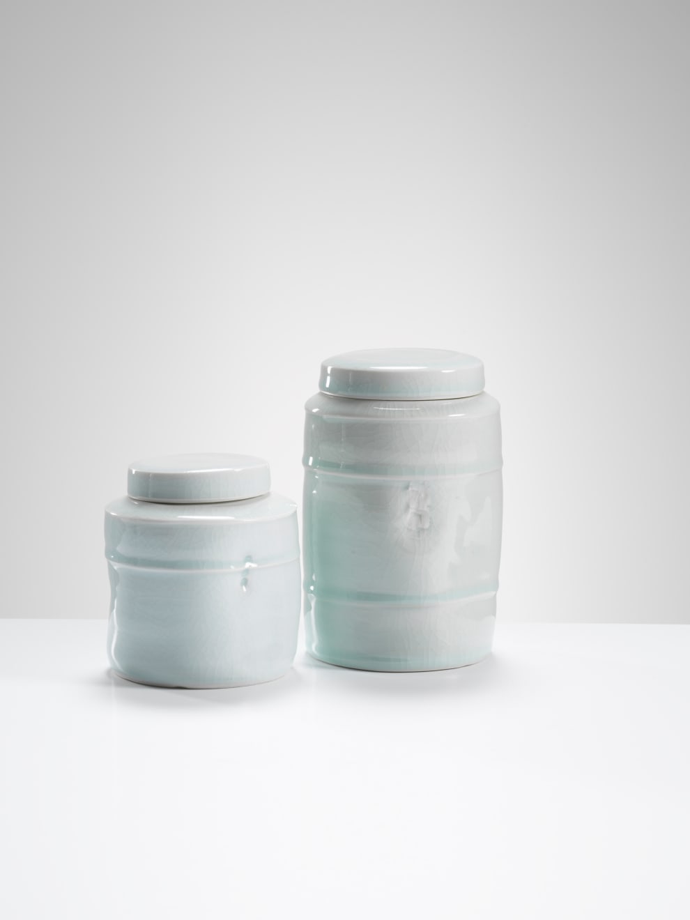 Edmund de Waal, Lidded Canister Jars, c. 1990s