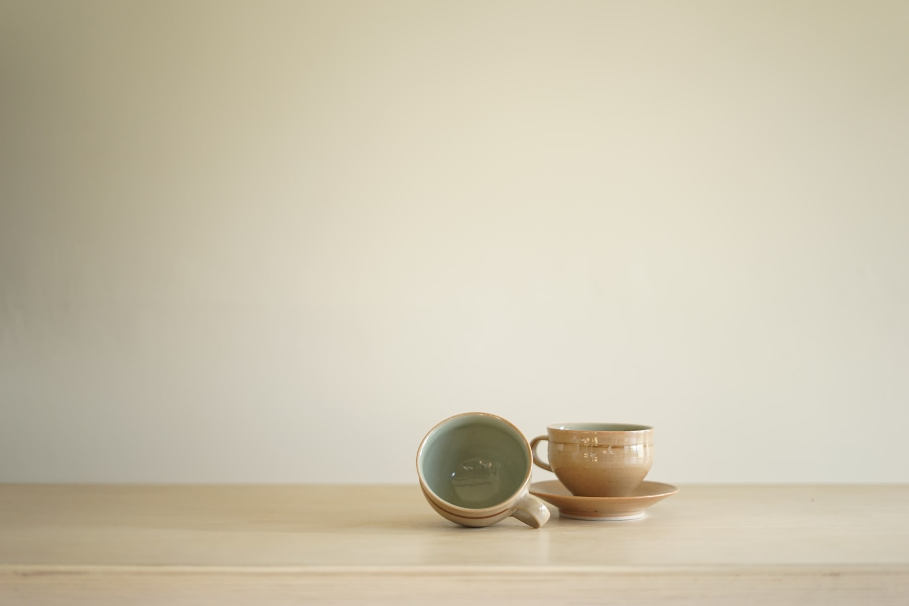 Gwyn Hanssen Pigott, Pair of Coffee Cups and Saucers