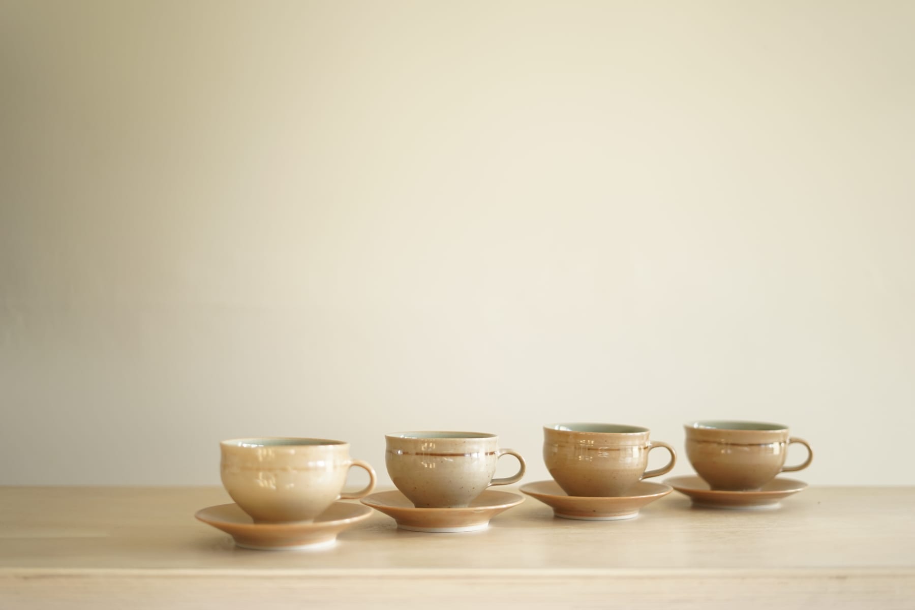 Gwyn Hanssen Pigott, Pair of Coffee Cups and Saucers