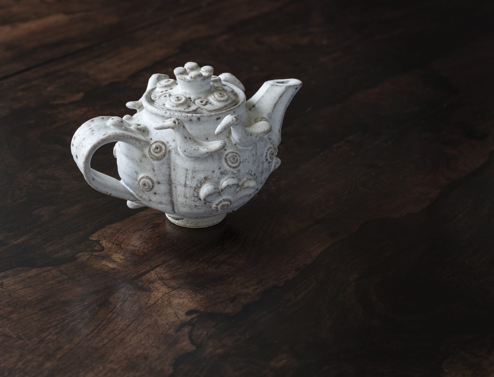 Ian Godfrey, White Matte Teapot, C1970s