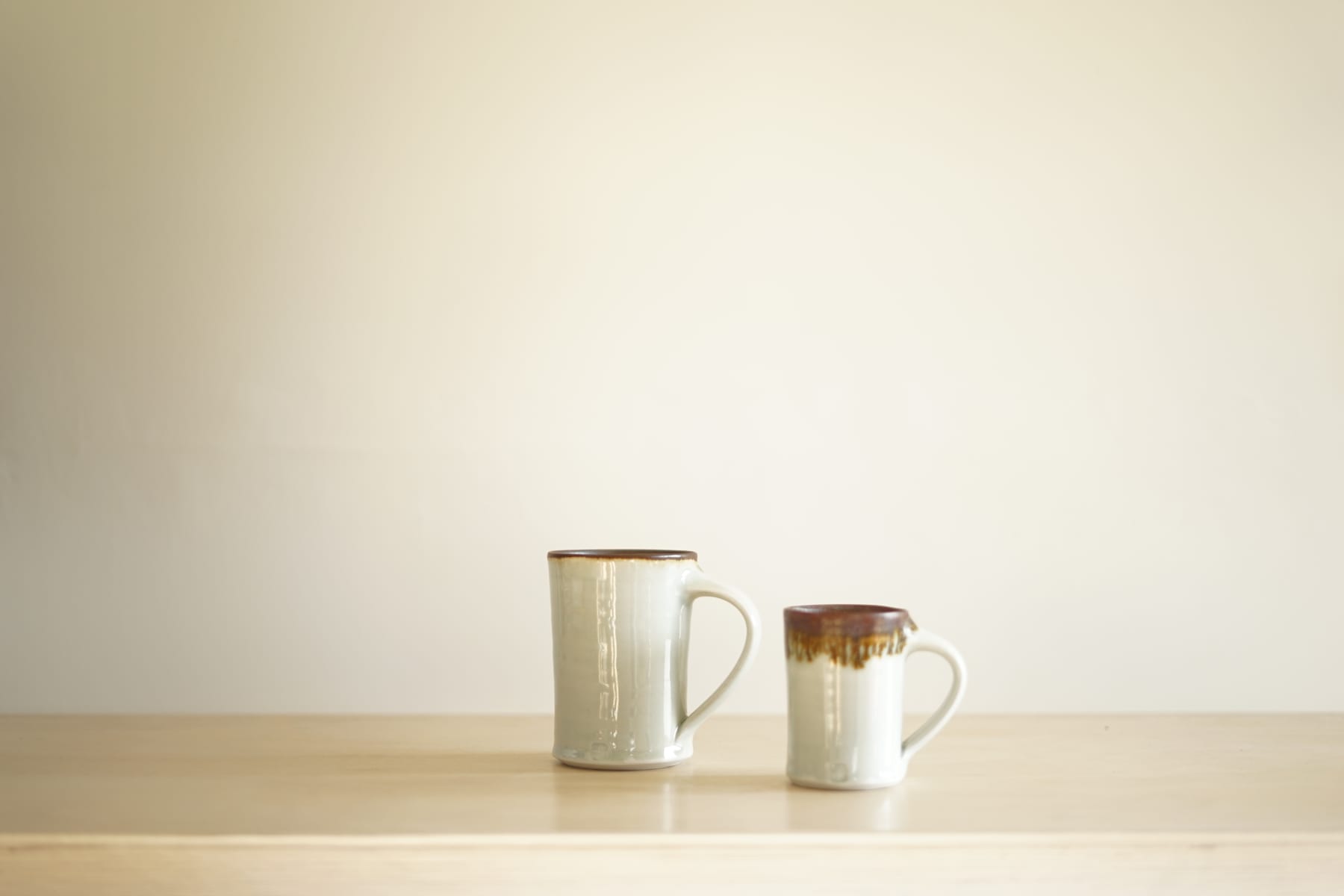 Leach Pottery, Two Mugs