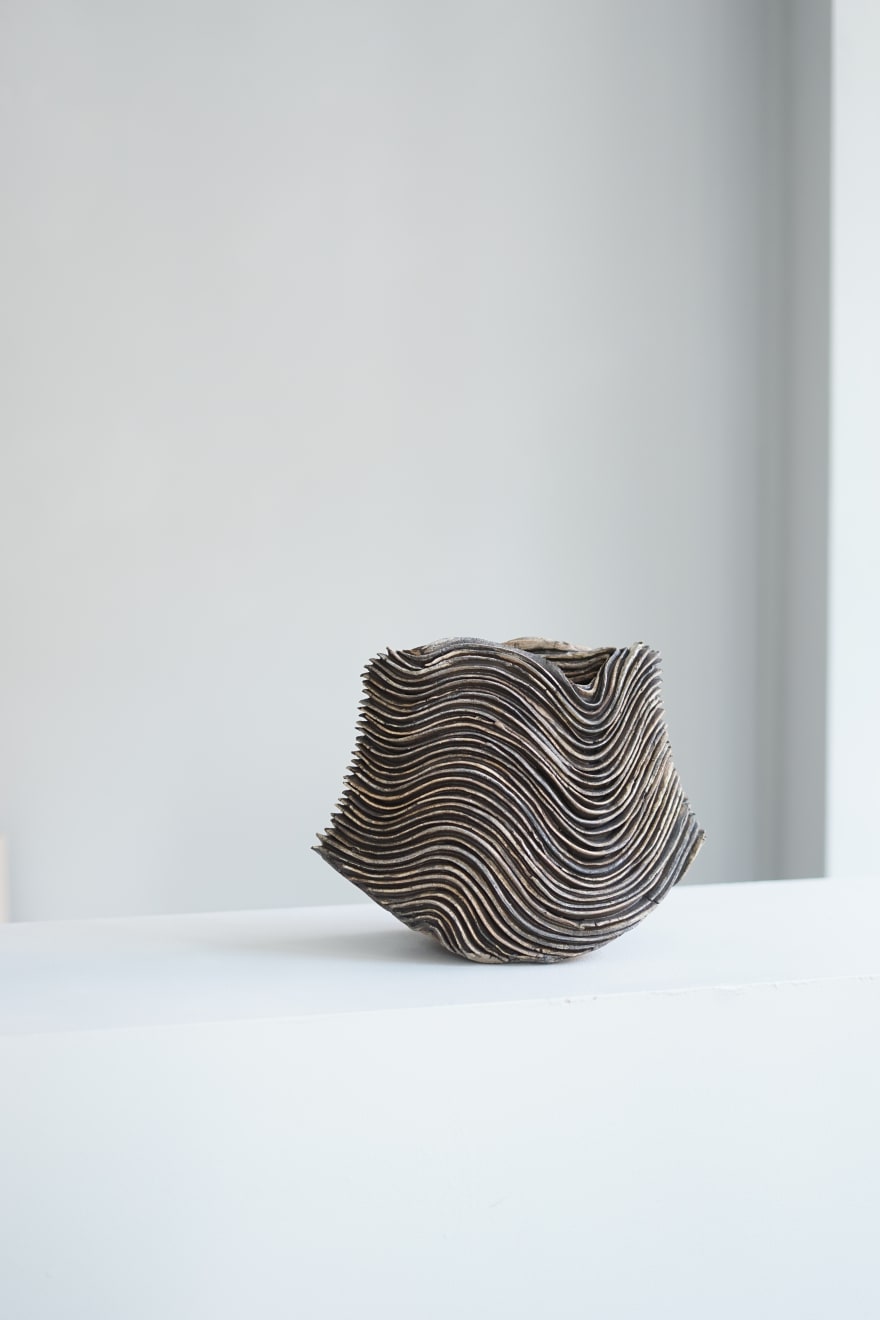 Izumita Yukiya, Sekisō (Layers) Vase, 2024