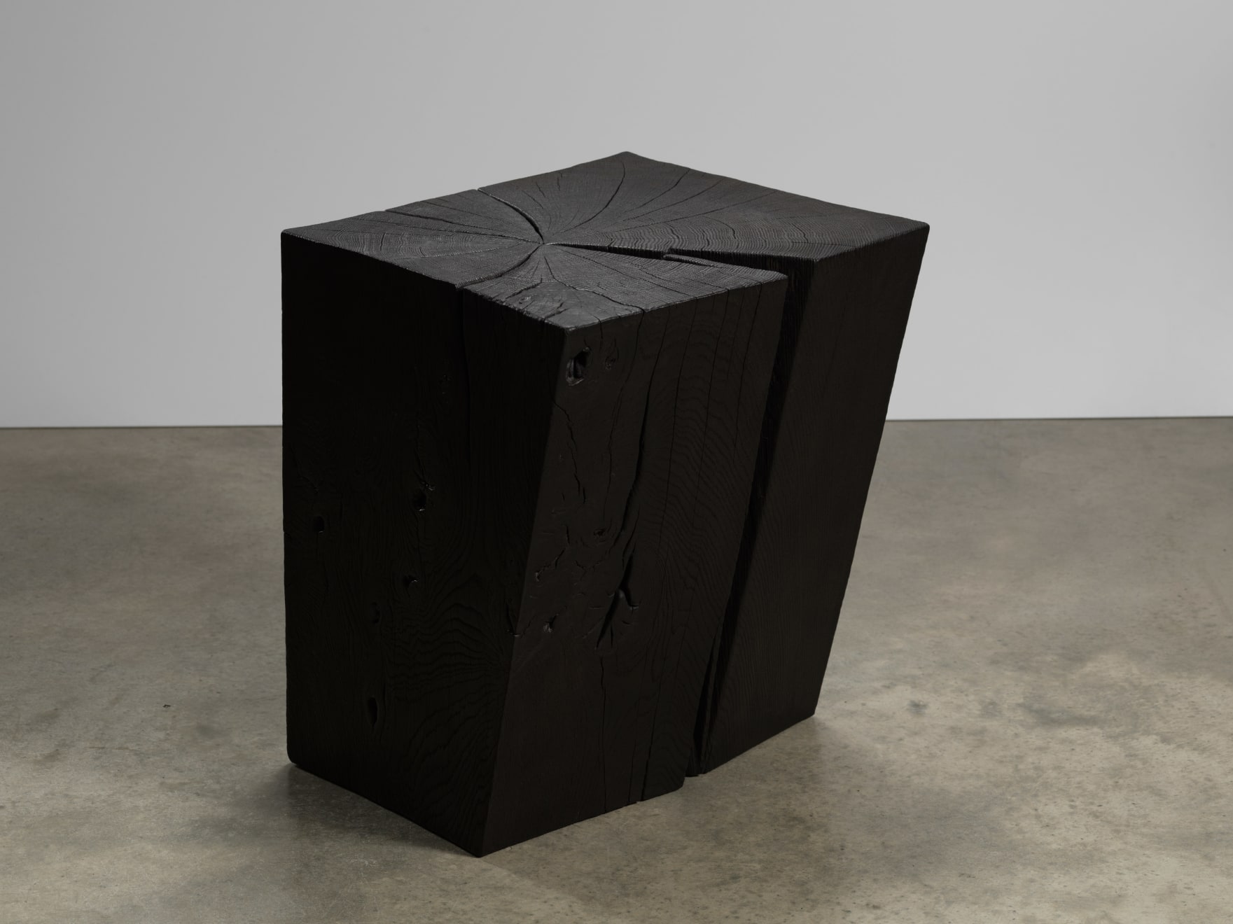 Jim Partridge and Liz Walmsley, Wedge block table lightening flash, 2023