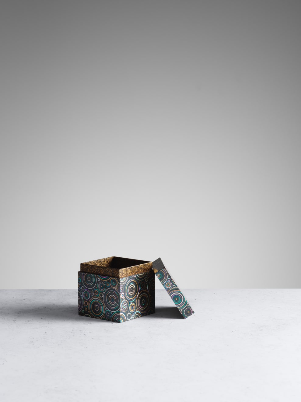 Yamamura Shinya, Square Lidded Box, 2019