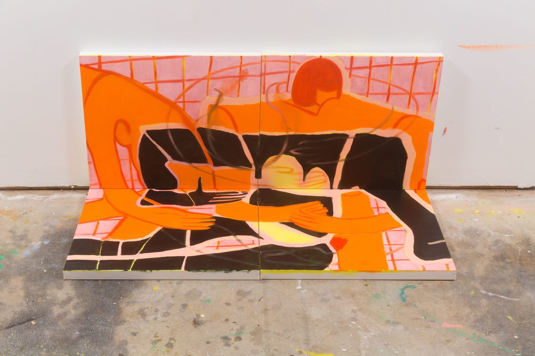 Thanee Lonsdale, On the Tiles 2, 2019