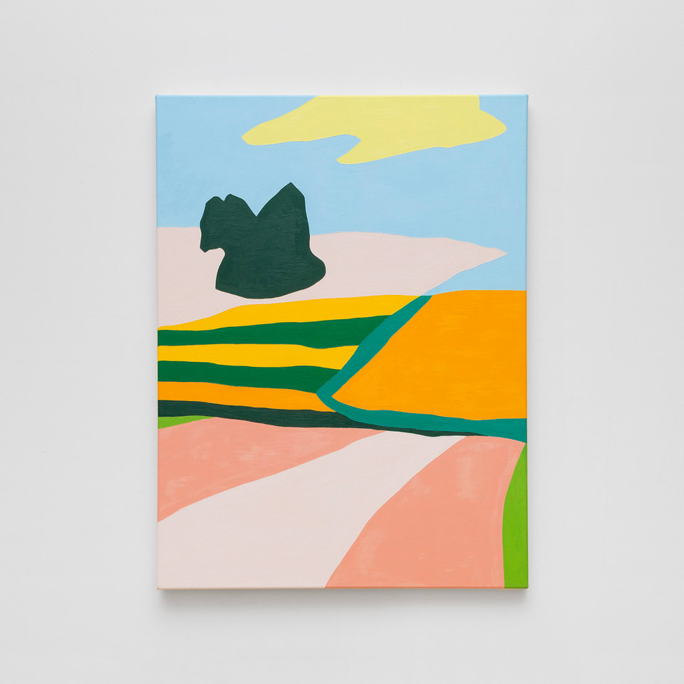 Tessa Perutz, Vineyards, Midday (Autoroute du Soleil), 2018