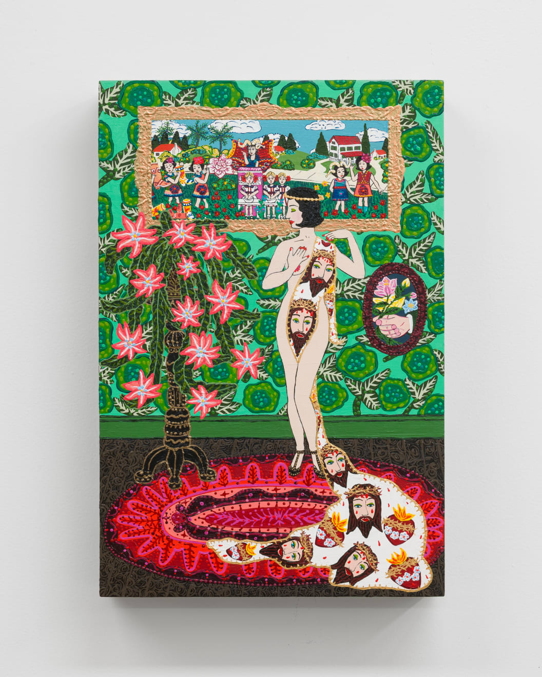 Laura Williams, Saint Veronica III: Jesus in a Minge(r), 2023