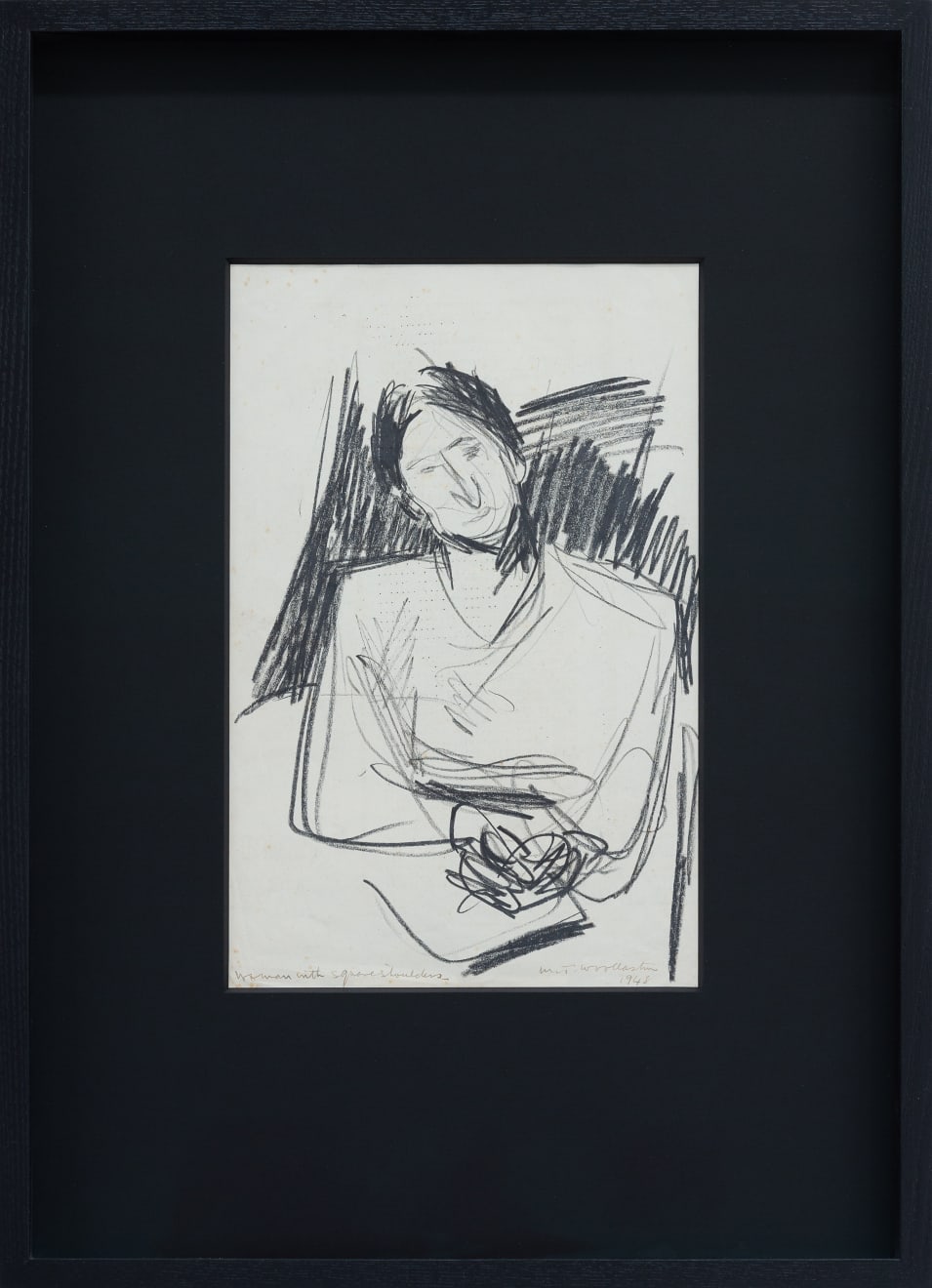 Toss Woollaston, Woman with Square Shoulders, 1948