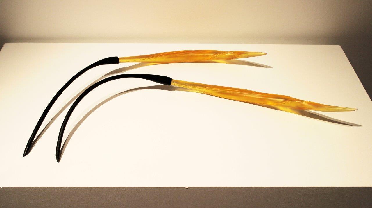 Ann Robinson, Small Pair of Twisted Flax Pods, 2013